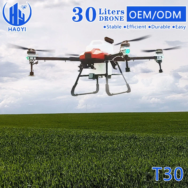 Made in China 30 Litres 4 Axis Quad Agriculture Uav Agricultural Sprayer Drone for Farmers with 40 Kg Payload Fertilizer Spreader