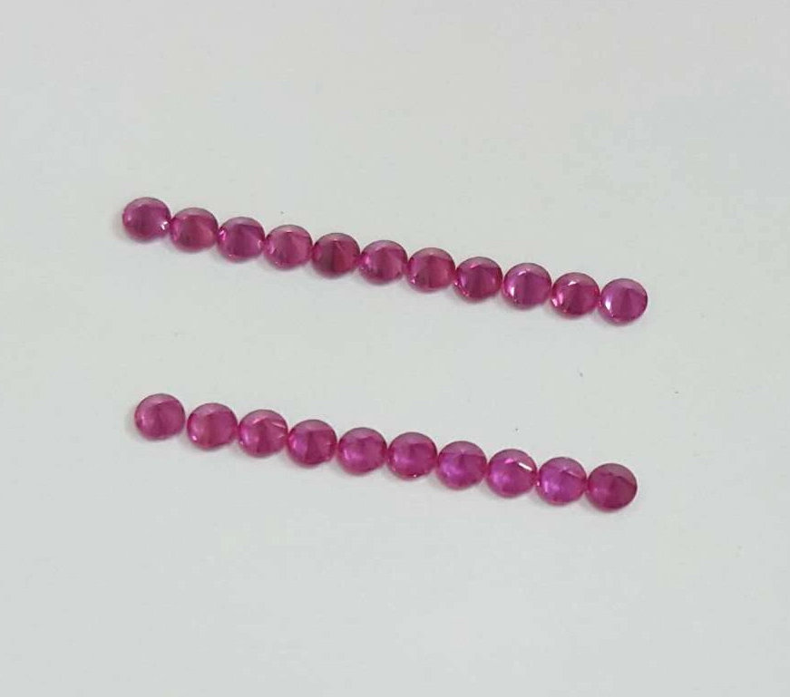 5# Red Color Synthetic Corundum Ruby Stone Price for Red Corundum Jewelry