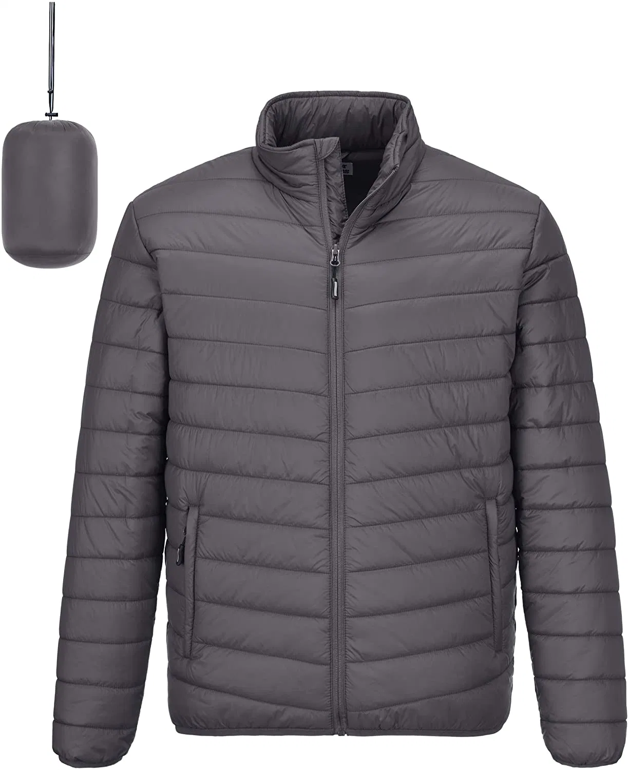 Leichte Nylon Wasserdichte/Winddicht/Atmungsaktive Packbare Puffer/Daunenjacke Für Männer 90 % Down 10 % Feather BSCI