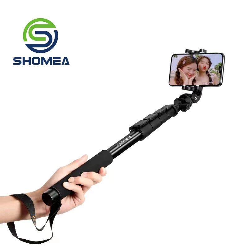 Ligero Selfie Stick monopie Professional monopie Mini flexible, adecuado para la cámara del teléfono inteligente, adecuado para el rodaje de viaje