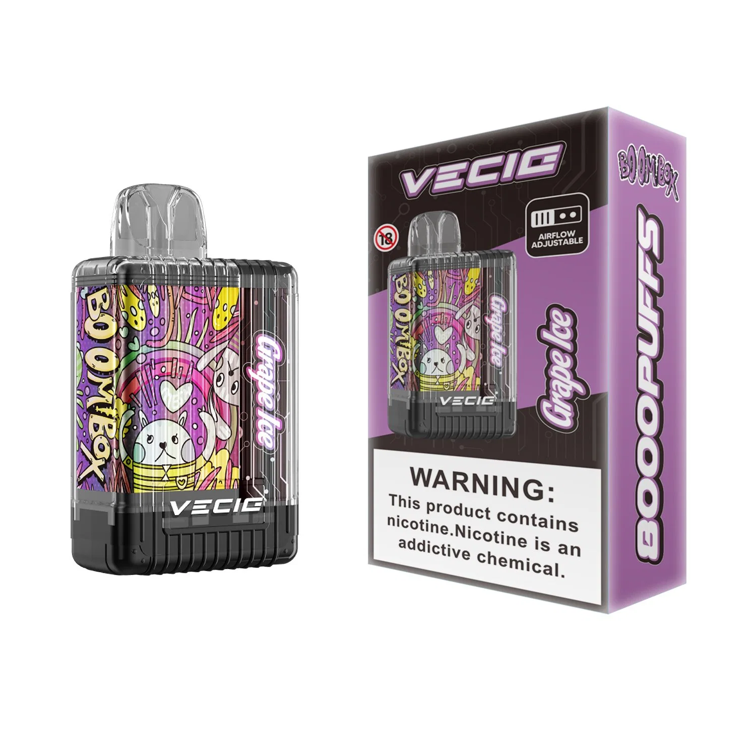 Vecig OEM Box Series Lost Elf Pyne Juice Orion Bar 7500 одноразовый бумбокс Vape Pod 8000 8500 9500 10000