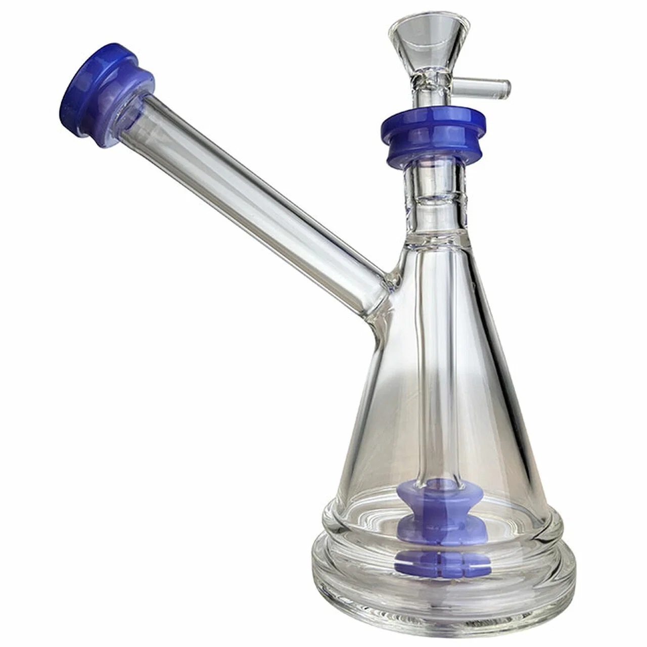 7" Color Rim Bubbler Wasserpfeife - mit 14m Schüssel &amp; 4mm Banger Glas Shisha Rauchrohr Glas Rohr Glas Rauchrohr-Rollpapier