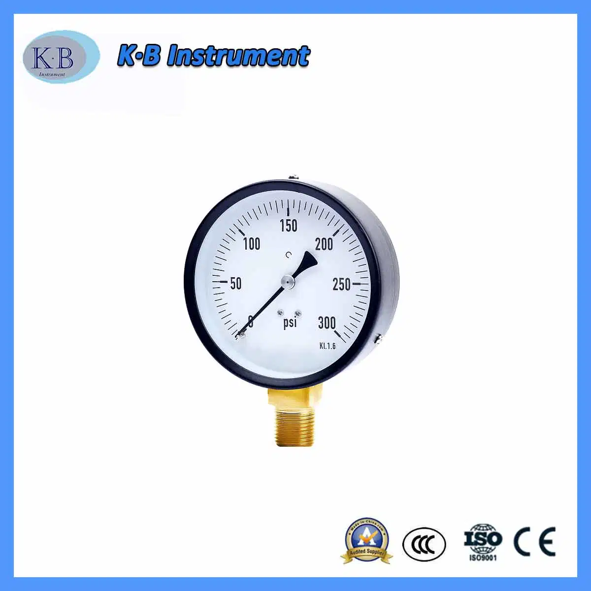 63mm Stainless Steel Case Liquid Filled Pressure Gauge