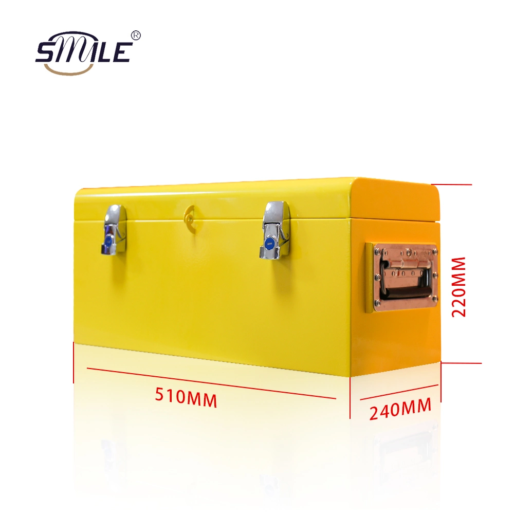 Smile Customized Durable with Handle Auto Car Metal Tool Box