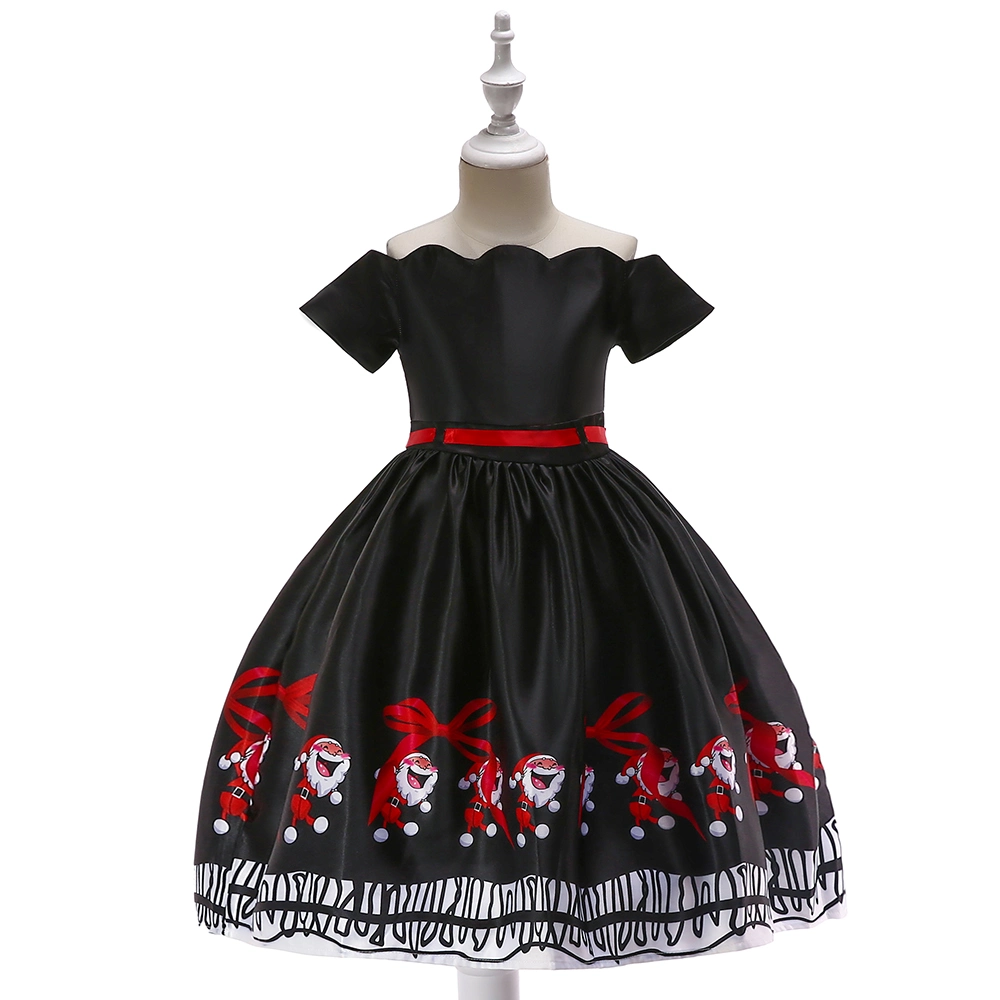 Christmas Dress Baby Wear Puffy Girls Party Garment