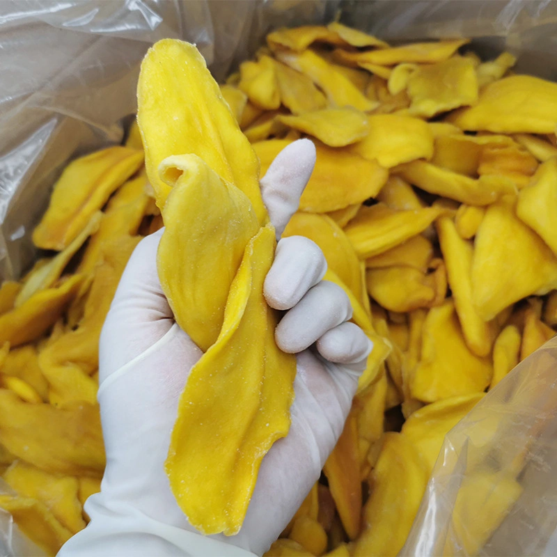 Logo personnalisé snack sous vide mangue fruits secs