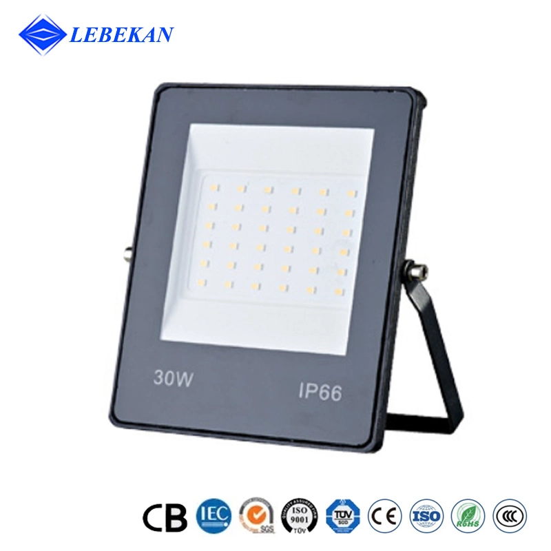 Backyard Garden Parking Lot Square Decoration 20W 30W 6000K Reflector LED Floodlights