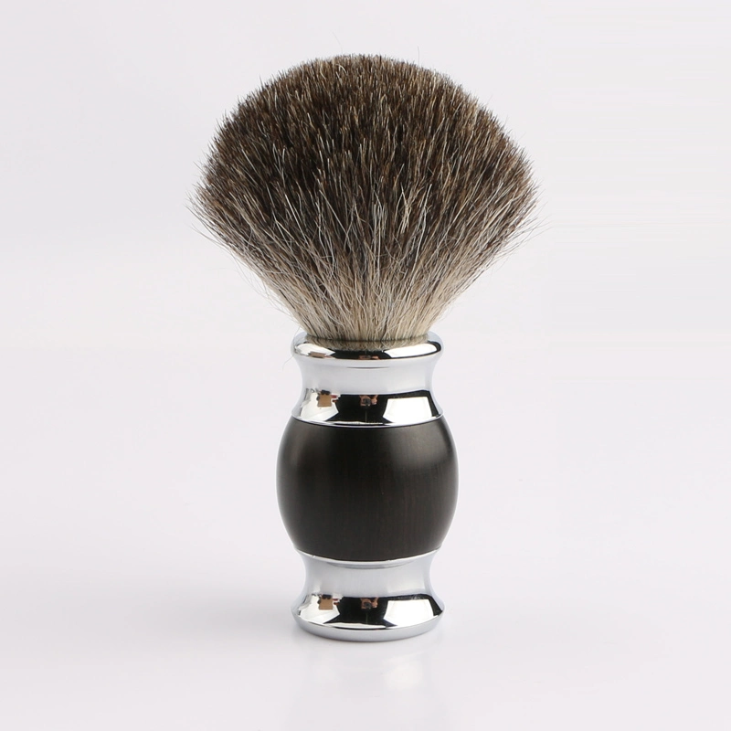 High quality/High cost performance Black Wooden Handle Shaving Brush Badger Hair Shaving Set