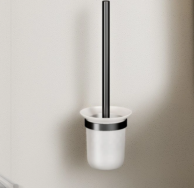 Non Perforated Toilet Brush Rack Wall Mounted