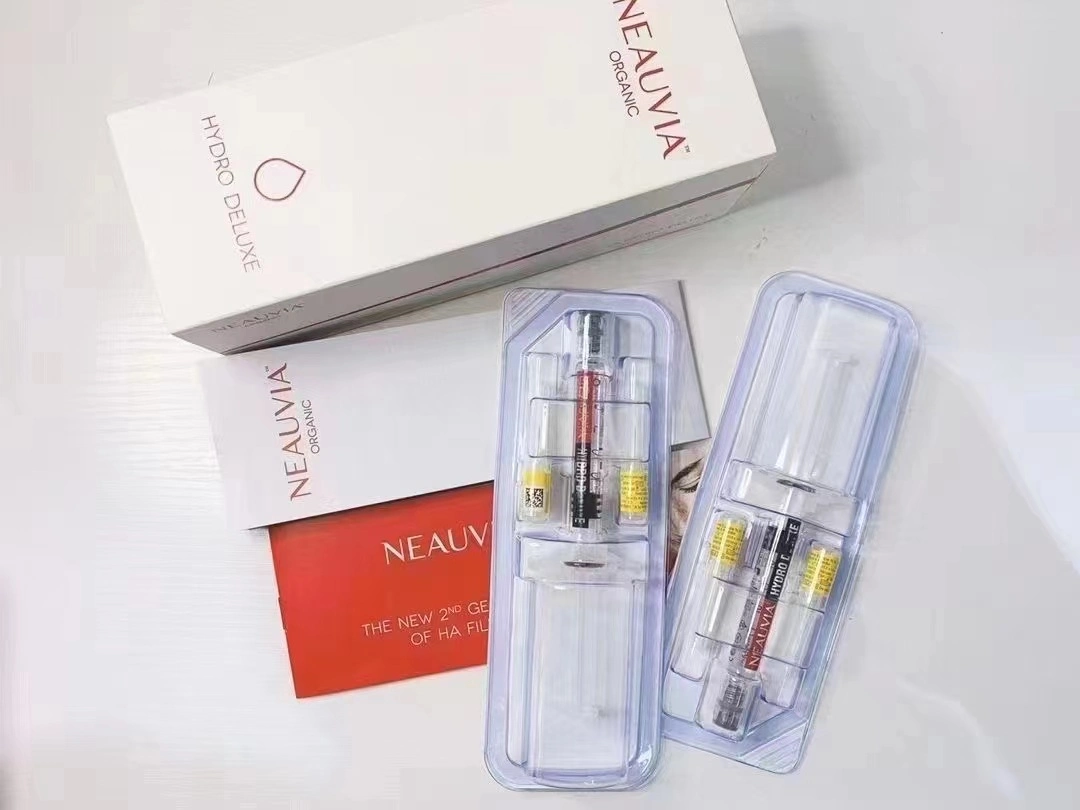 Neauvia Organic Hydro Deluxe (2X1ml) Skin Boosters Hydra Caha Amino Acids - Glycine and L-Proline for Skin Immediate Hydration Juvelook