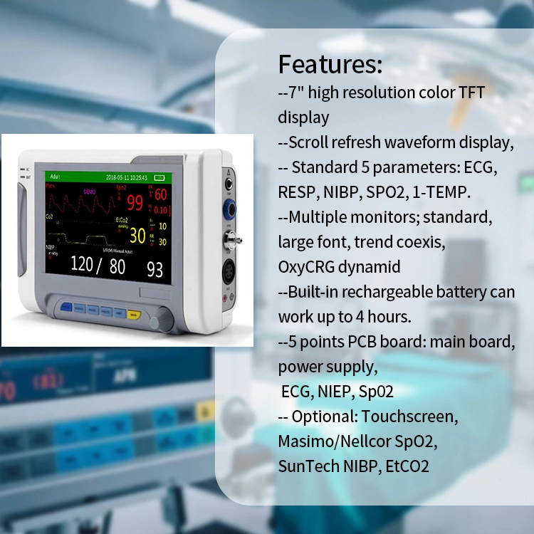 Separation Parameter Operating Room Monitor Medical Ward Monitoring Equipment