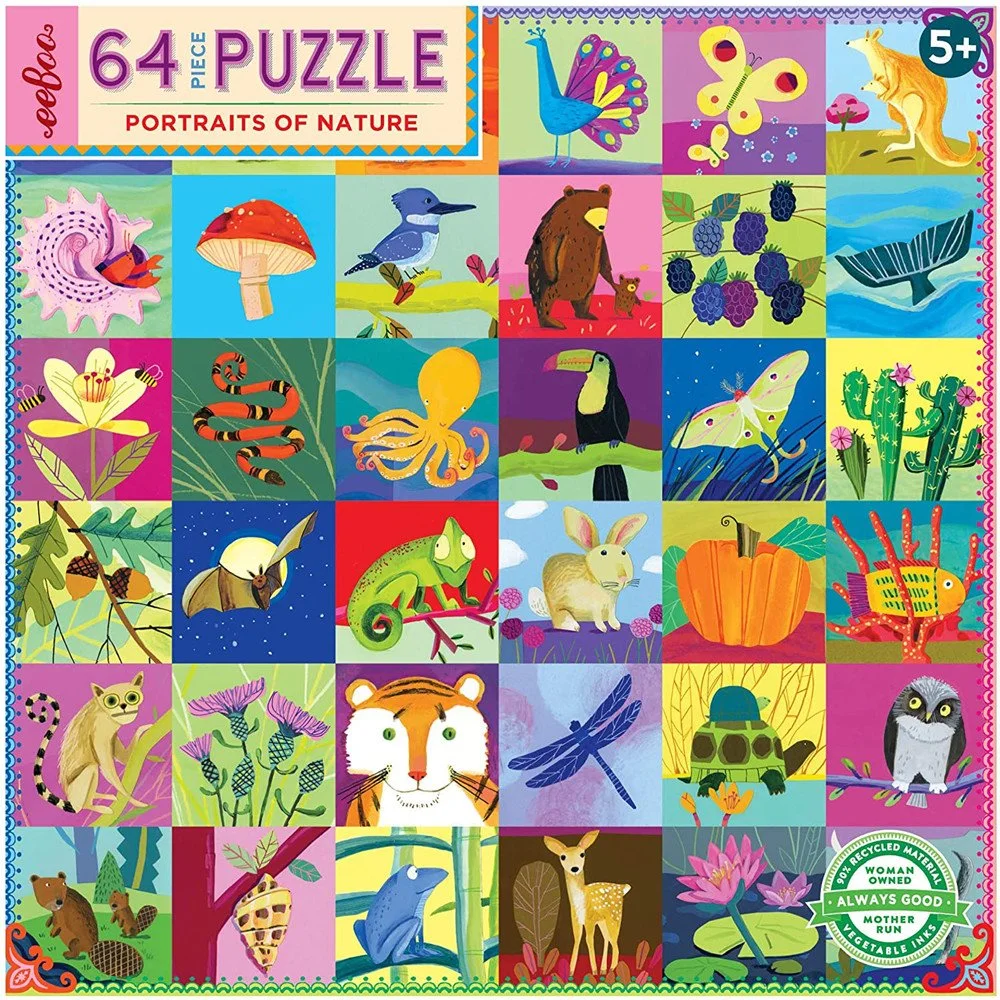 Puzzle de papier de plante animale Jigsaw Jeux avec plaisir