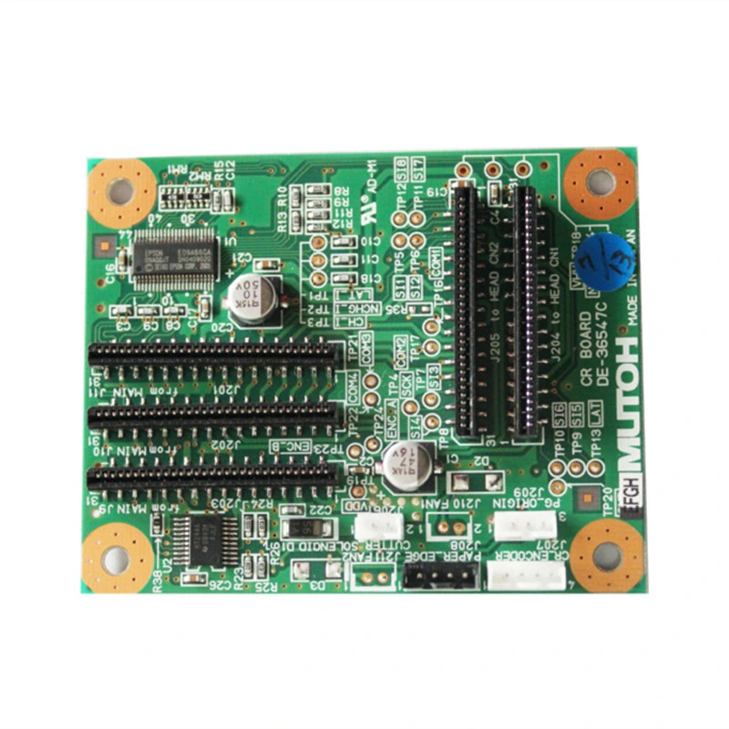 Mutoh original Carro 1604 Board DX5 Cr Board del cabezal de impresión para la Valuejet Vj-1604 1604wx 1624 Rj-900c / RJ-900X / RJ-901c dx5 Mutoh Df-48976 de la junta de la cabeza de la Junta Cr