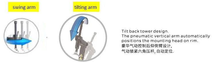 Puli Full-Automatic Tilting Arm Tire Changer CE Pl-1228 Machine Price Economical Auto Maintenance Repair Equipment for Sale