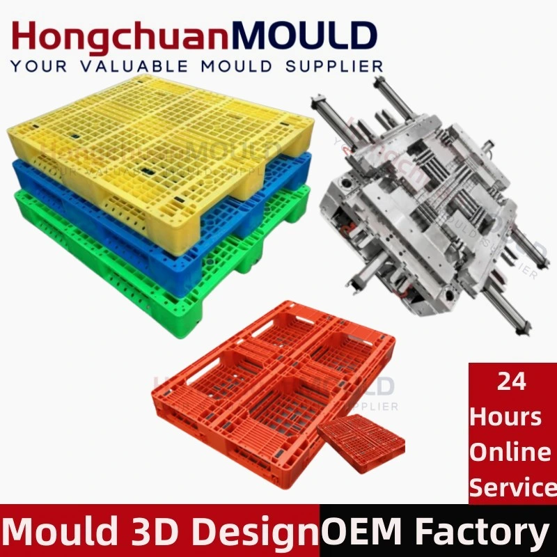 Stacking Heavy Duty Double Side Plastic Pallet Injection Molding Mould