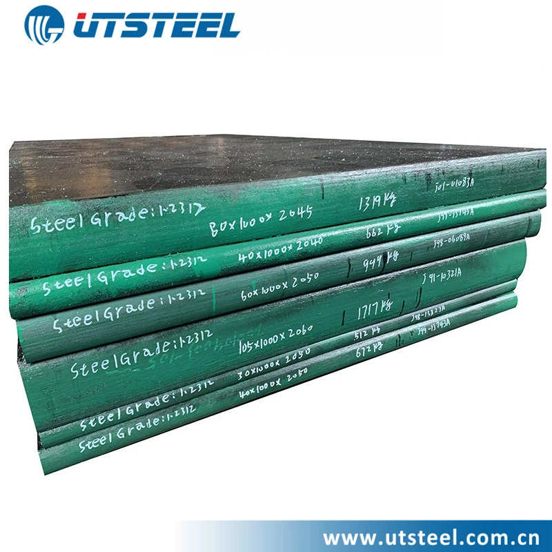 Tool Steel 1.2312/P20+S Tool Steel Ground Flat Steel Milling Machinery Steel 1.2312 Steel Flat