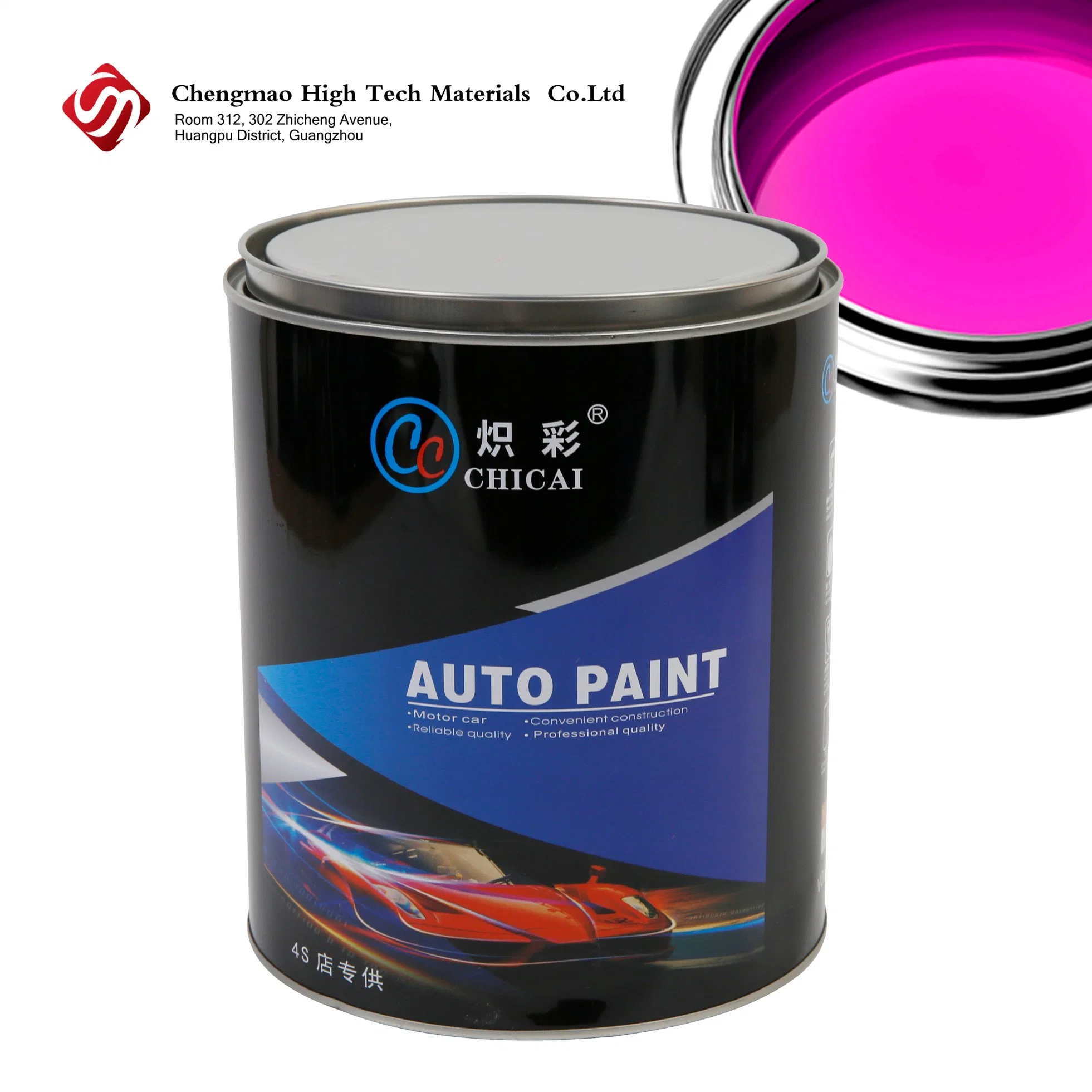 Refinish 1K Iron Red Plastic Automotive Paint