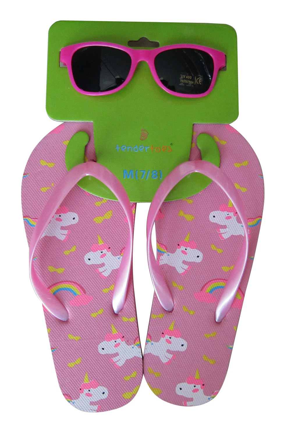 Personalizado de alta calidad de las mujeres señoras diapositivas Sunmer PU chanclas de playa con gafas de sol