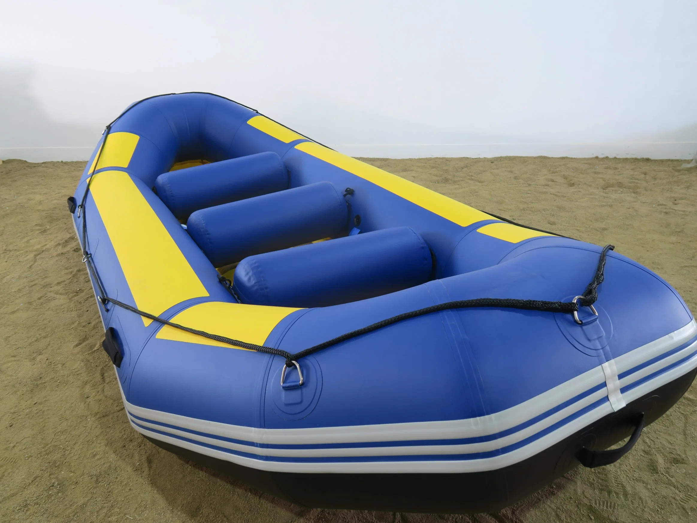 Gran PVC caucho Pesca/Rafting/Rib/Kayak/velocidad/Motor/Empaque/Deporte/Inflatable White Water Balsas Boat