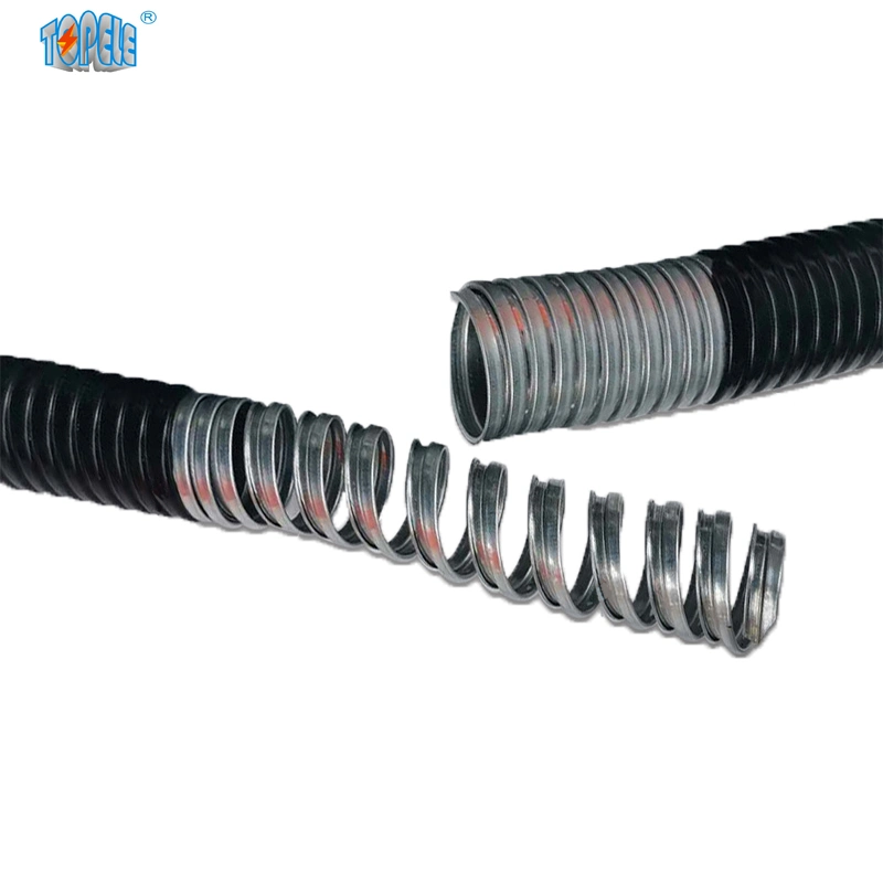 Plastic PVC Coated Galvanized Steel Corrugated Electrical Cable Liquid Tight Metallic Flexible Metal Pipe Conduit