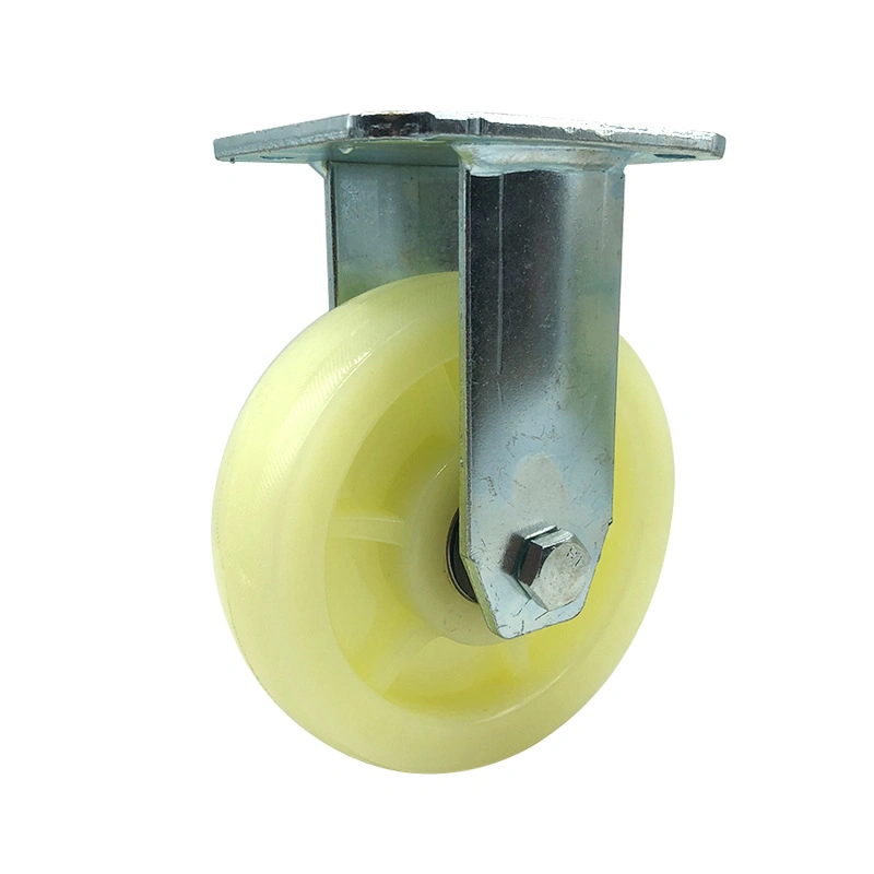 Swivel Caster with Elastic Rubber Wheel