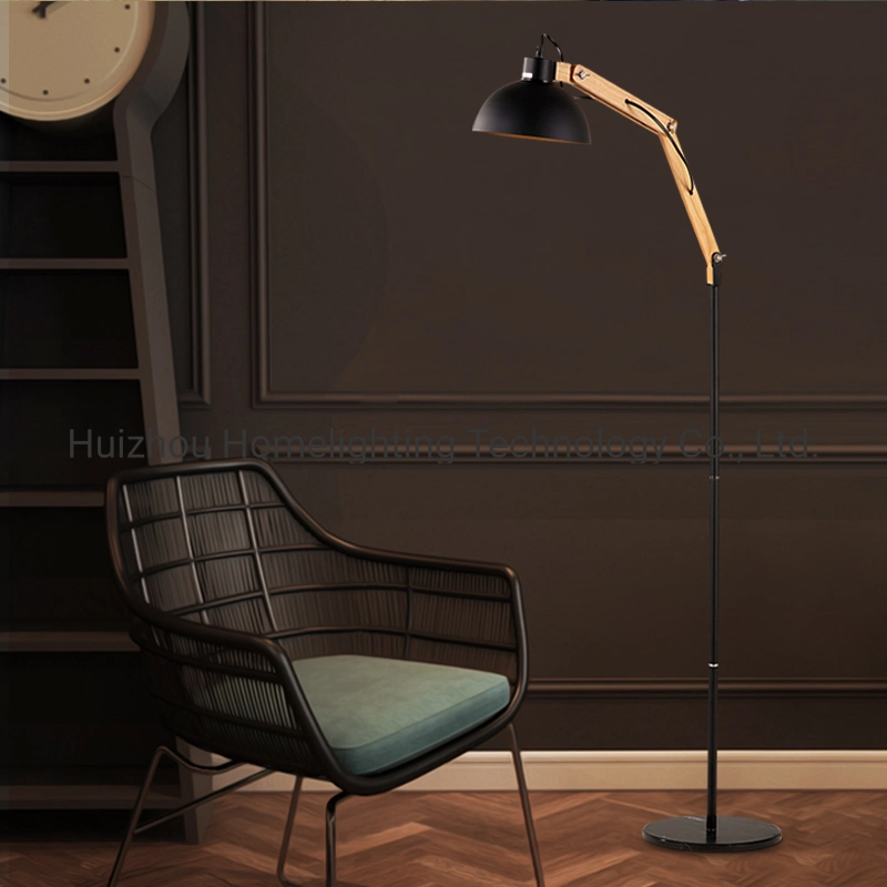 Jlf-3090 American Industrial Loft Adjustable Arm Floor Standing Lamp