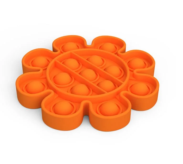 Le baseball Fidgets Pop sa bulle Pop Push Fidget sensorielle de jouets Jouets Silicone Pop il Fidget jouets pour enfants Jouets Jouets éducatifs