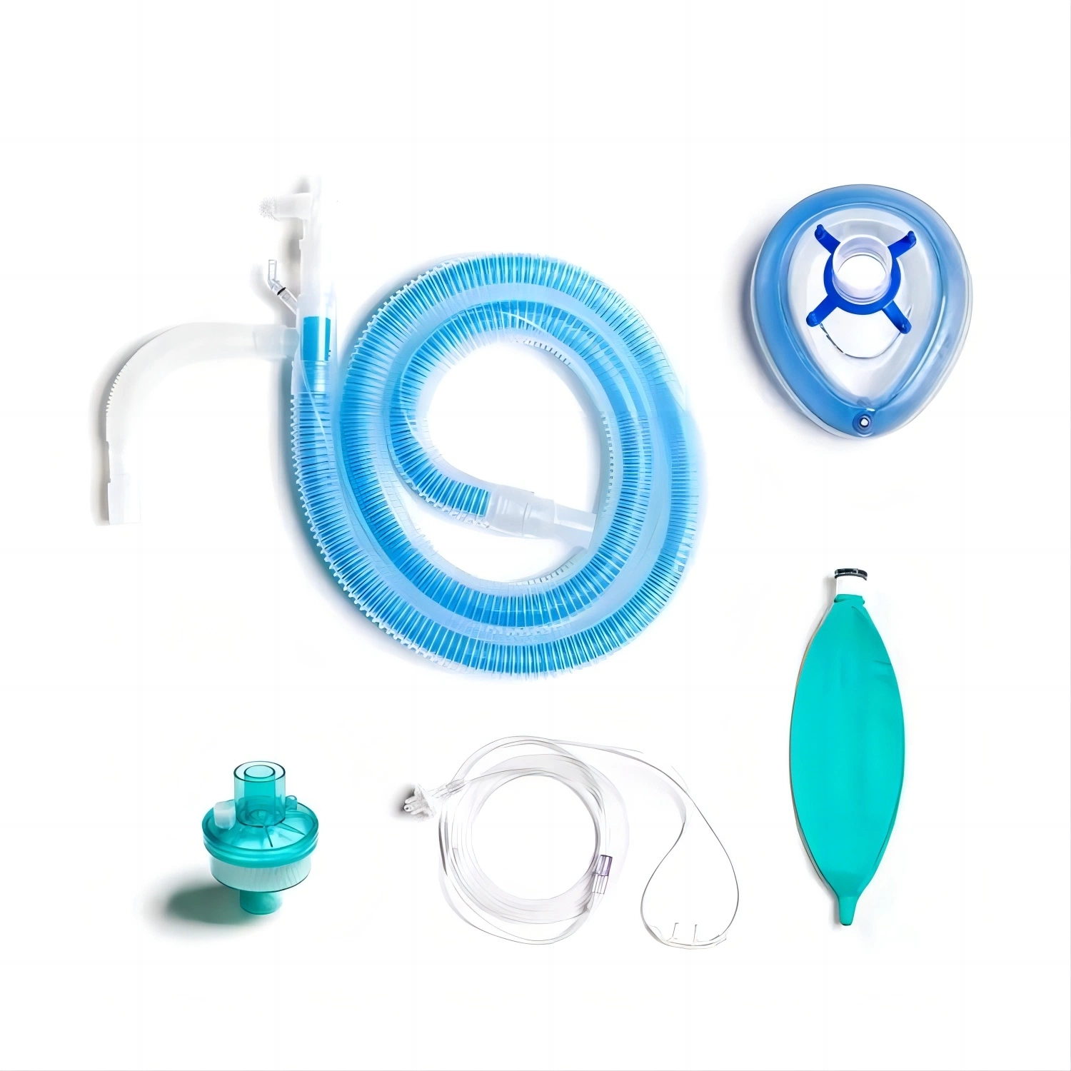 Accesorios para circuito respiratorio de anestesia de látex médico Bolsa de depósito