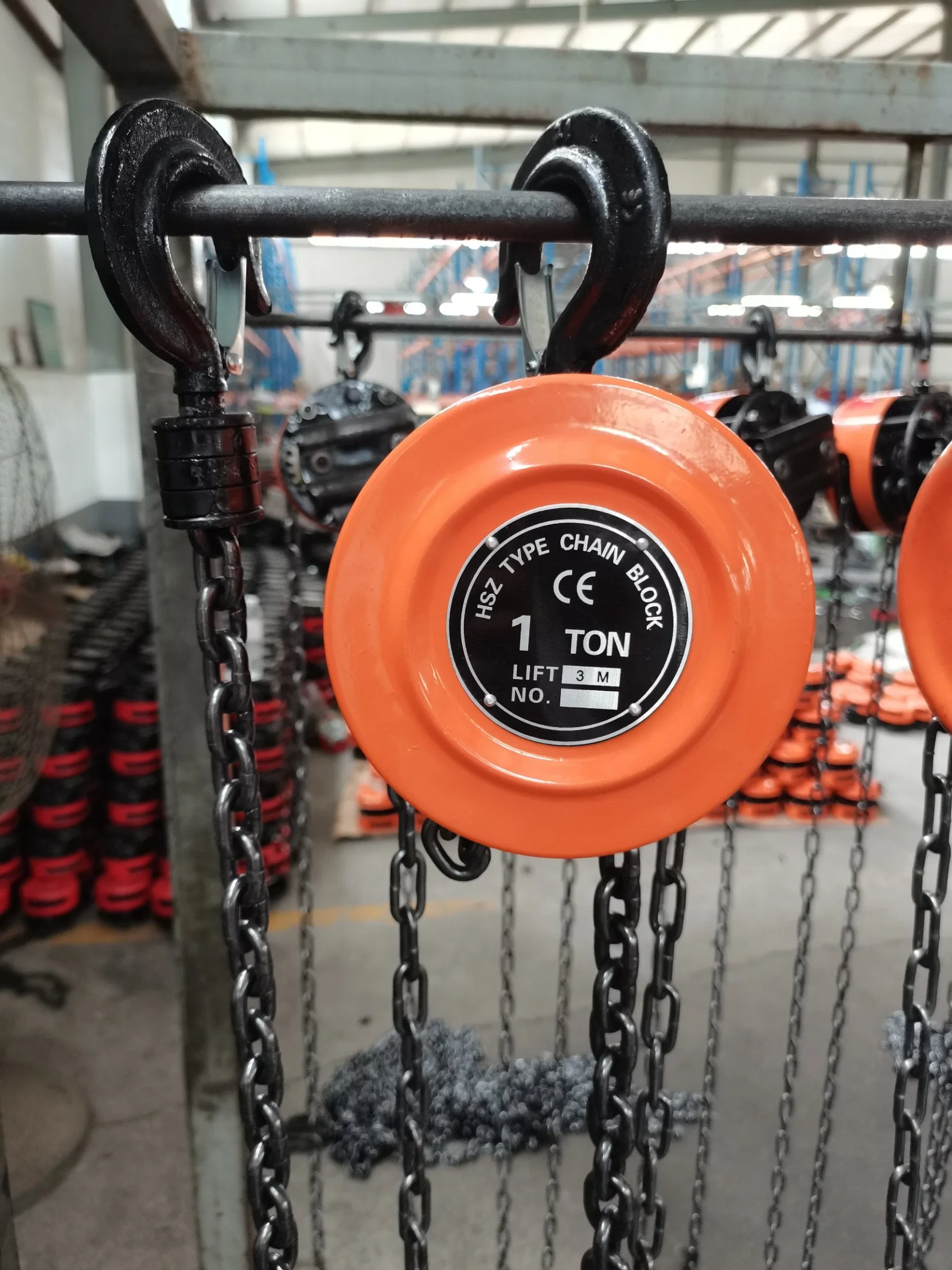 1t 2t 3t 5t Manual Hoist Small Portable Hsz Type Chain Block with G80 Chain