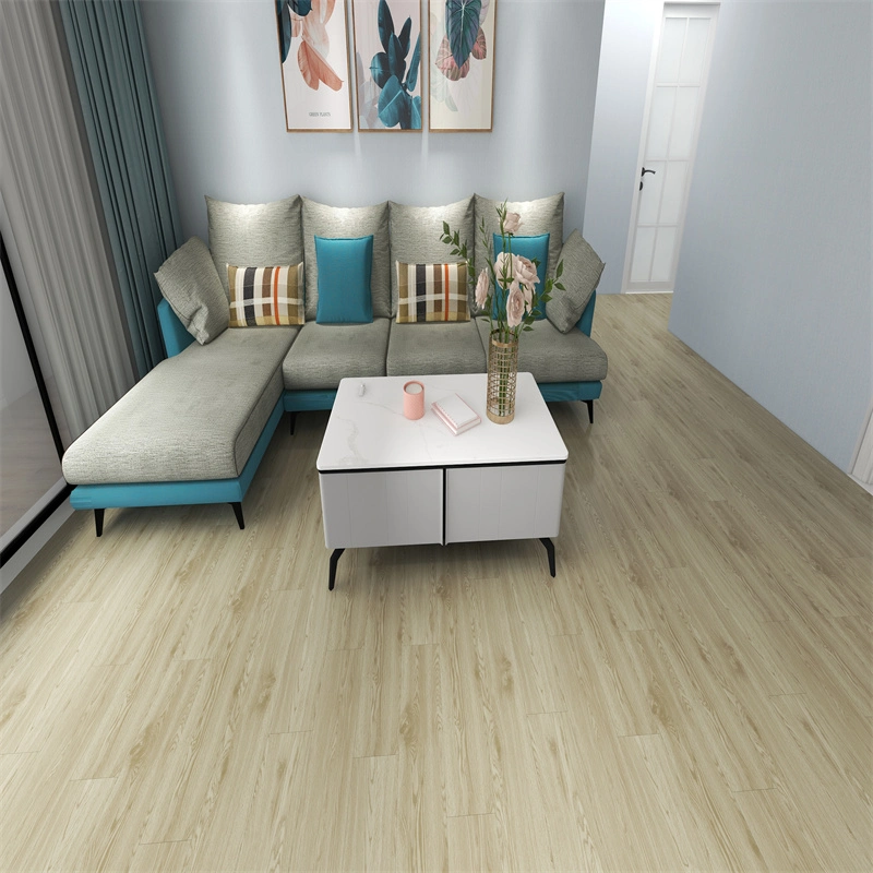 Planches de revêtement de sol en vinyle PVC Pierre étanche Spc ignifugé Flooring 7*48pouce à la recherche Cliquez sur carreaux en bois