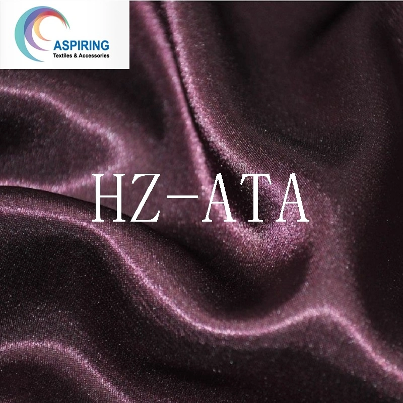 Polyester Dull Satin/100 Polyester Fabric/Polyester Spandex Fabric