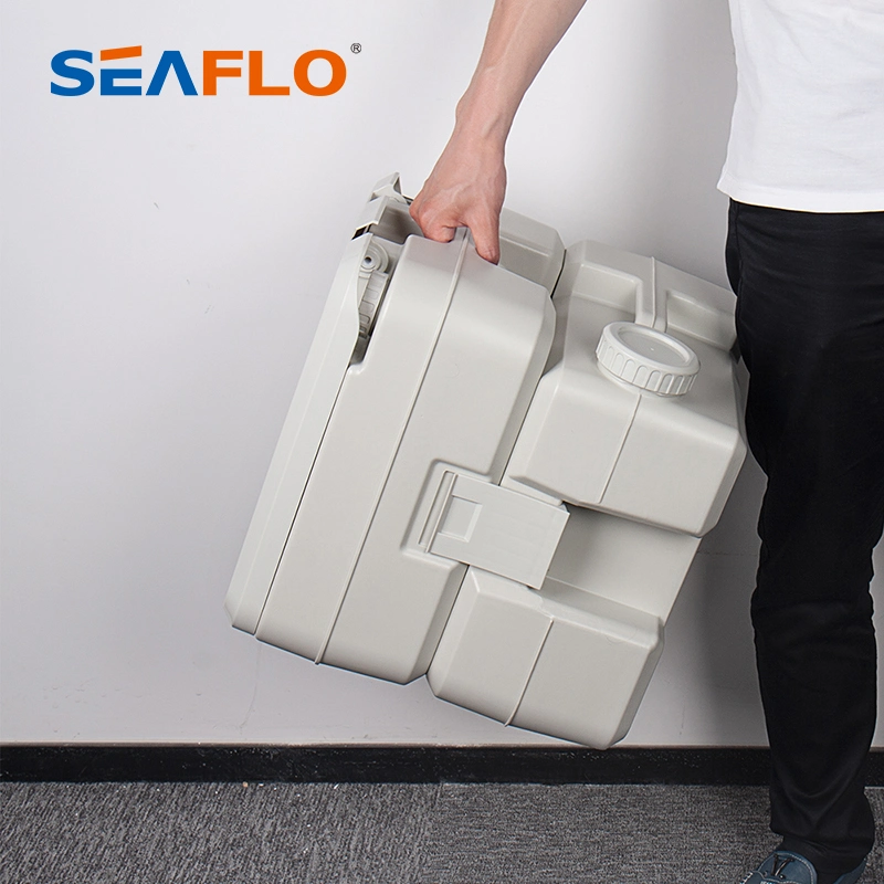 Seaflo Factory Direct Sale Outdoor Flush Plastic Camping Portable Toilet 10L 20L