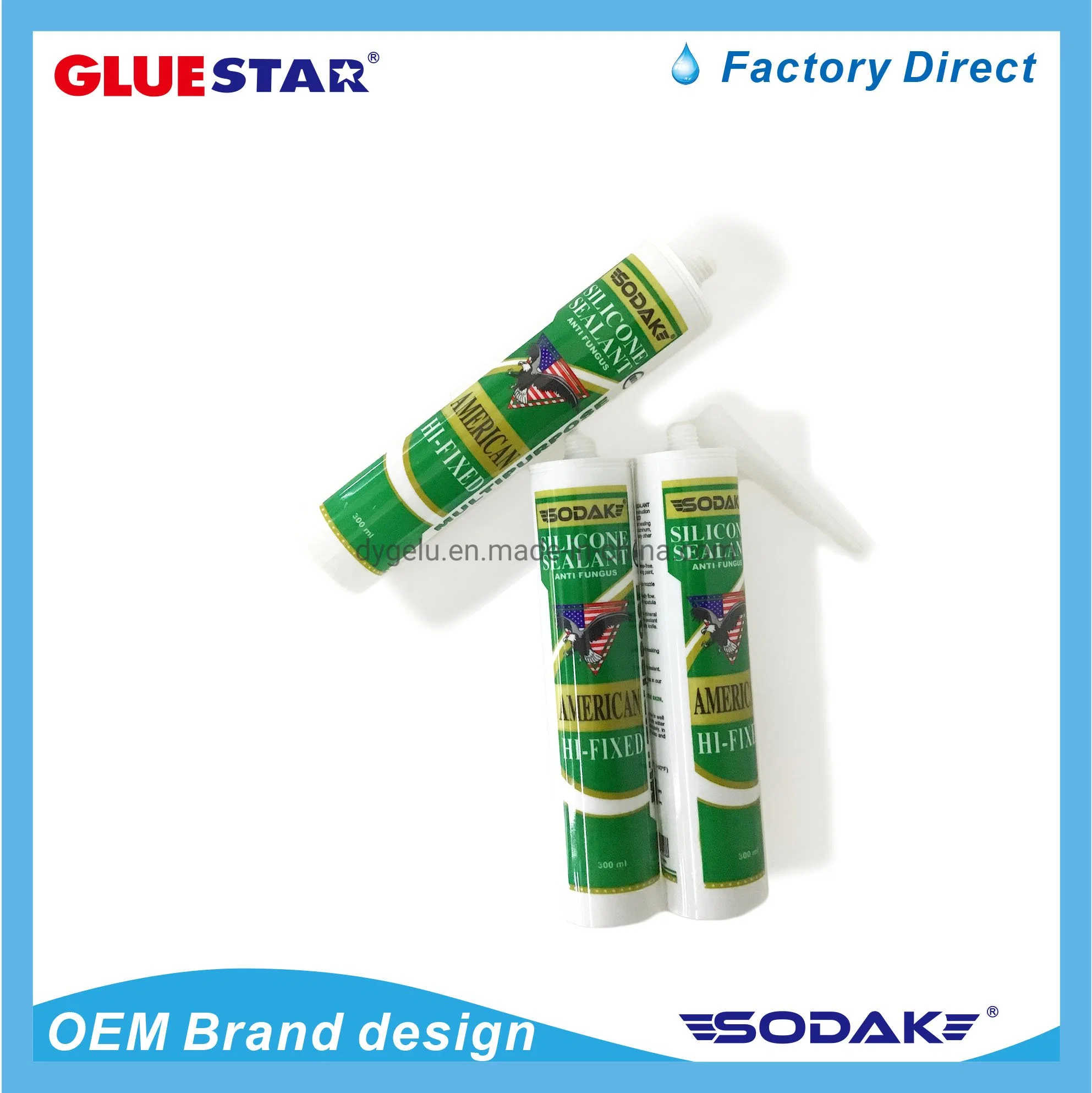 Acid Transparent Glass Sealant Waterproof Special Non Leakage Silicone Sealant Adhesive