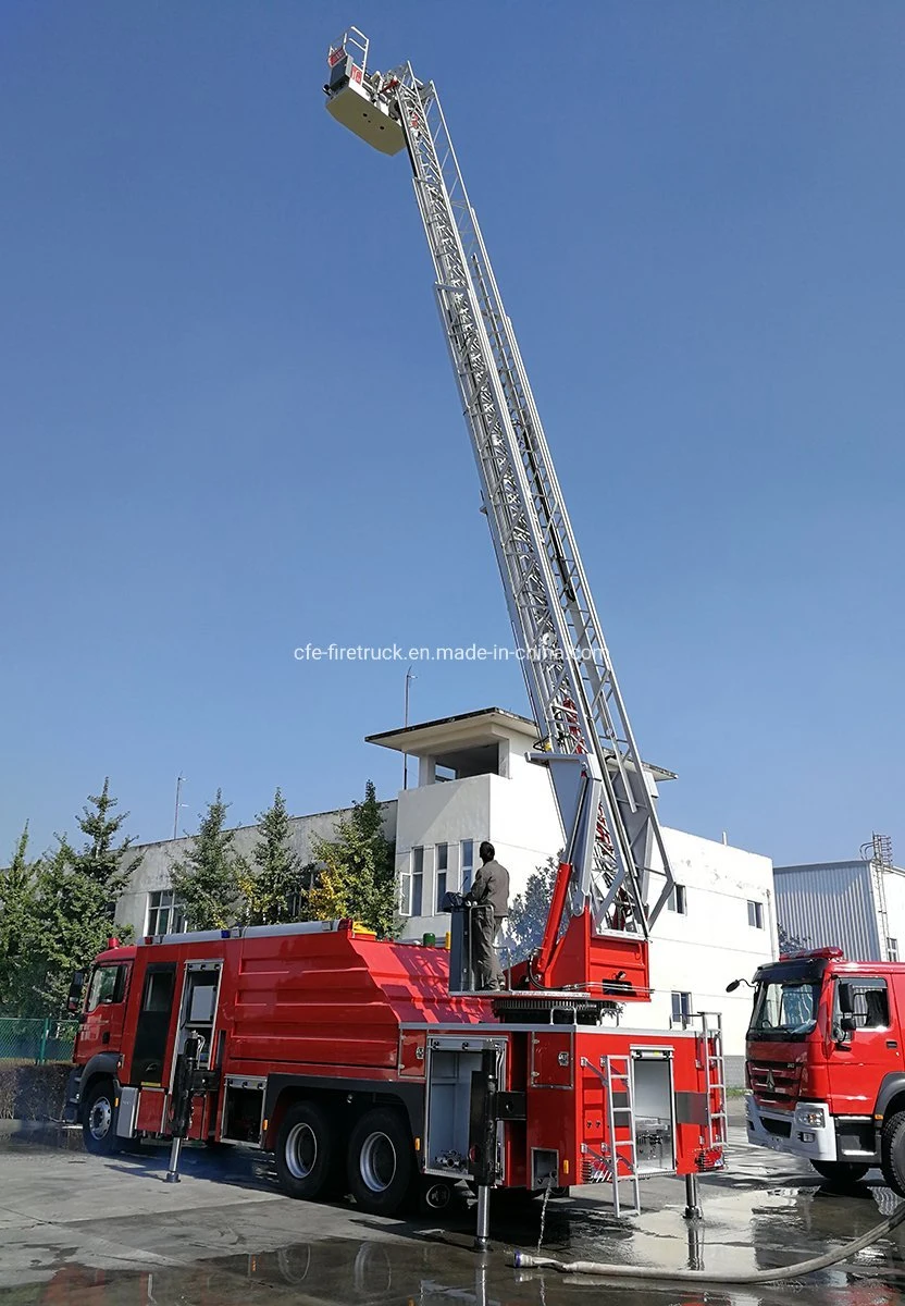 Sinotruk HOWO 32m échelle aérienne de sauvetage camion de lutte contre les incendies