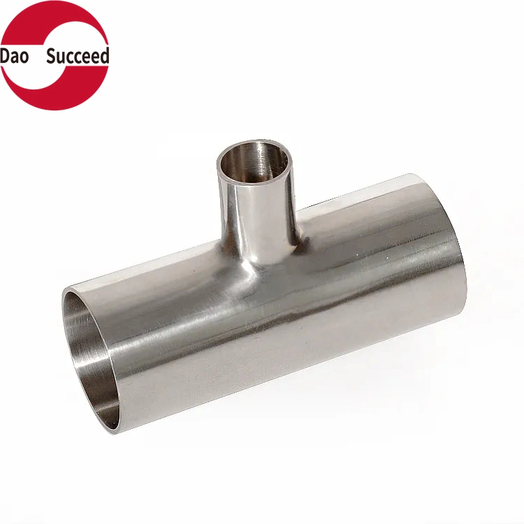 DN125*50-DN300*250 Butt-Weld Plumbing Fittings Polish or Pickling Reducing Tee Stainless Steel