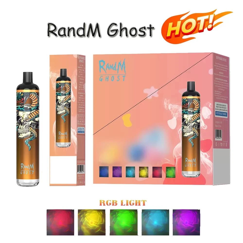 Vape Randm desechables Dazzle Ghost 4000 Dispositivo de bolitas de cigarrillos electrónicos