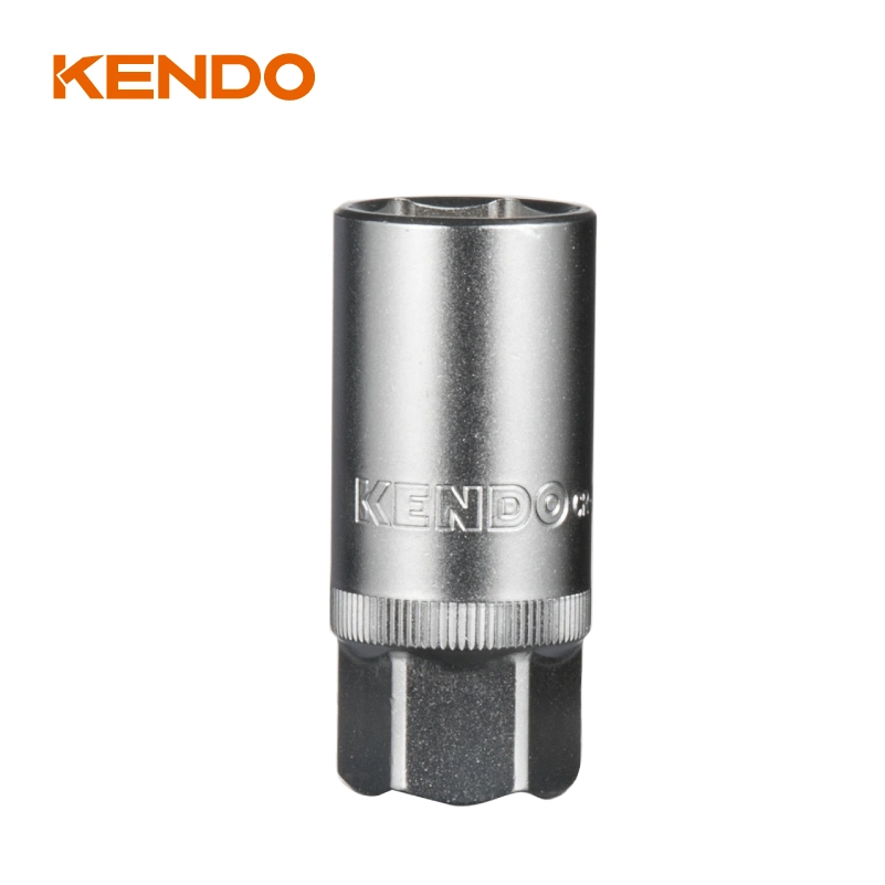 Kendo 1/2" Dr. Spark Plug Socket The Sockets' Interior Rubber Gaskets Eliminates Slippage and Prevents Damage to Spark Plug