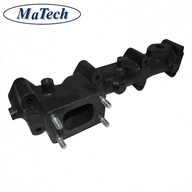 ISO Factory Custom Metal Parts Sand Cast Iron Manifold Marine