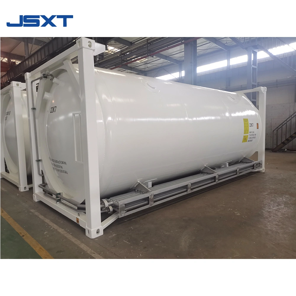 Long Service Life 20FT T75 ASME Standard Lox Lin Lar LNG Lco2 ISO Tank Container for Sale