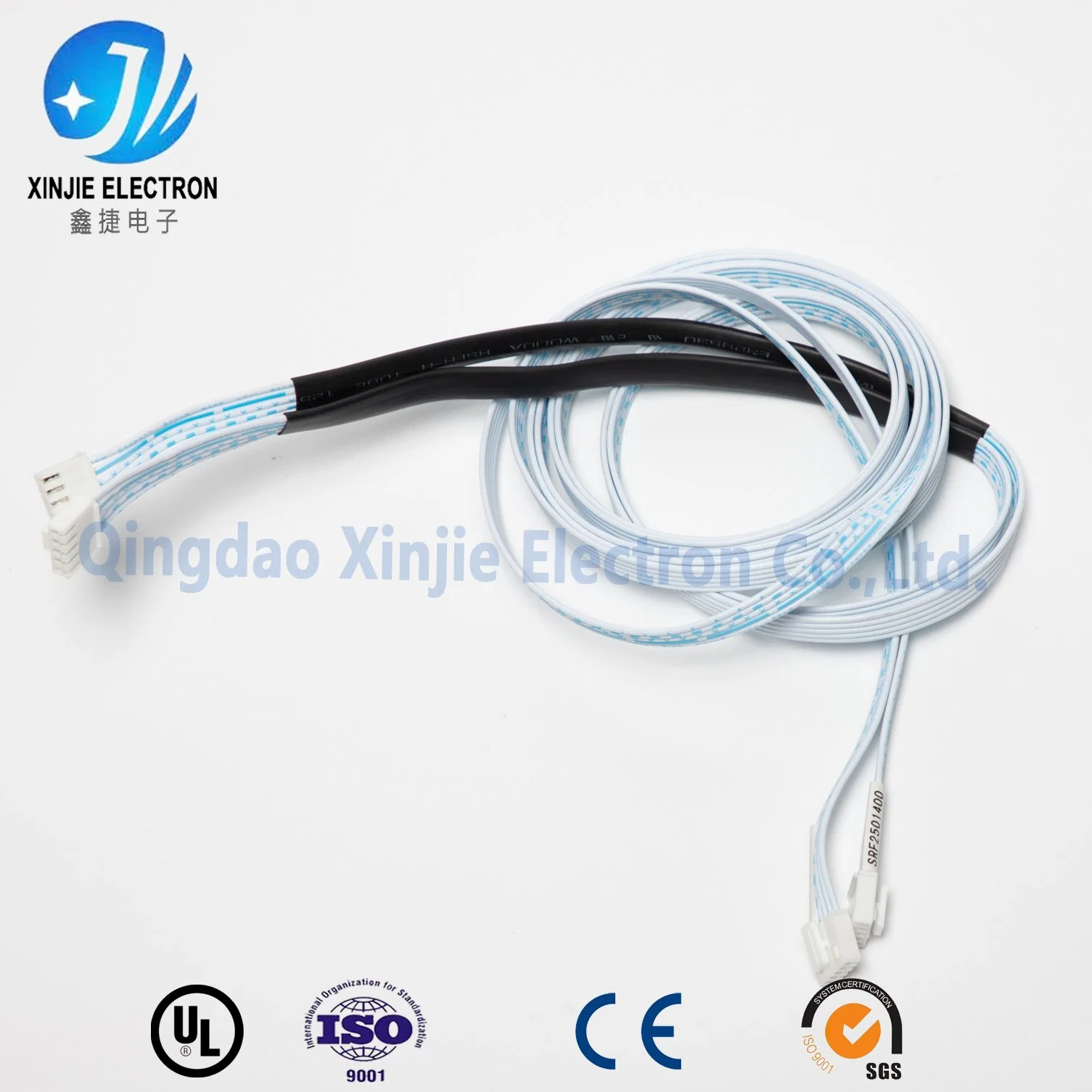 El conjunto de cable de alimentación y señal para el mazo de cables de la electrónica de consumo