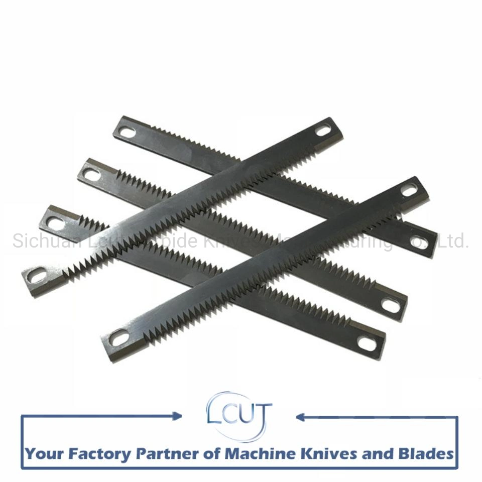 Saco de plástico industrial lâmina de máquina com carboneto de corte a quente rasgável Lâmina de serra de corte