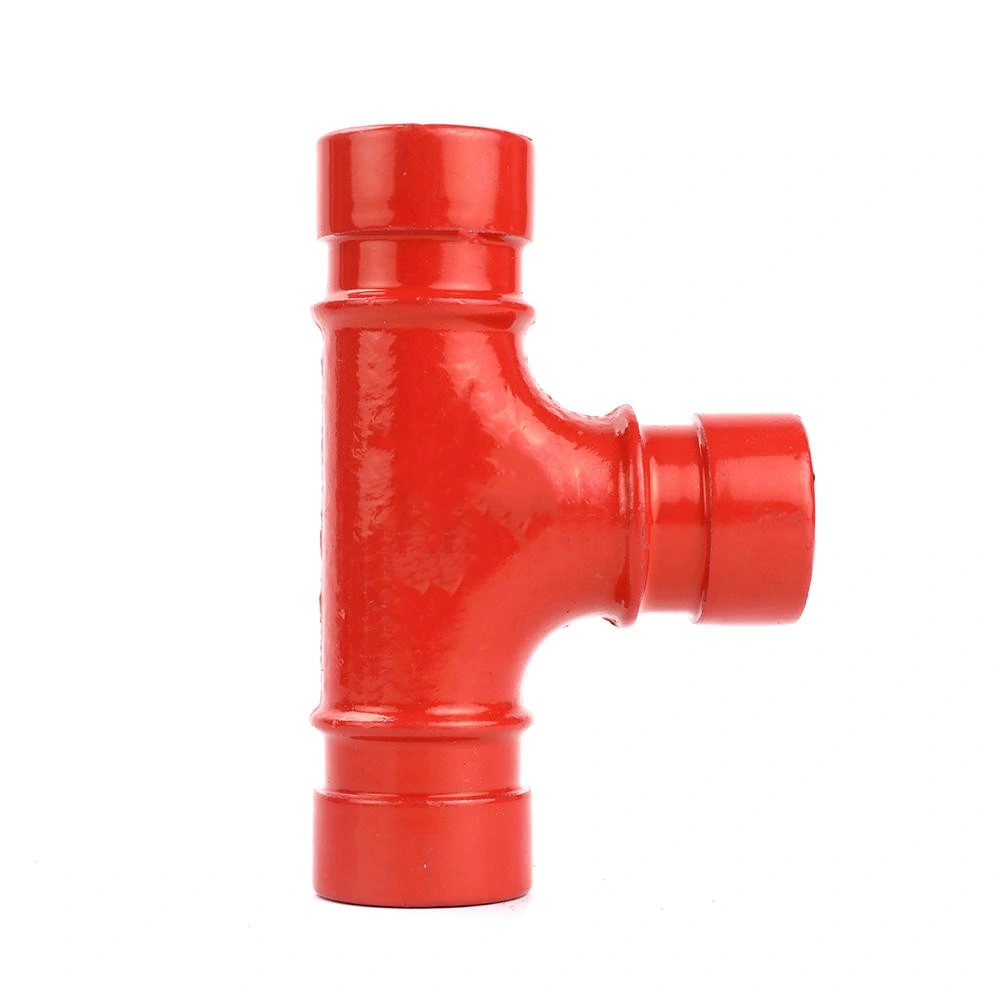 Ductile Iron 2"Equal Tee Copper Fitting Pipe Compression