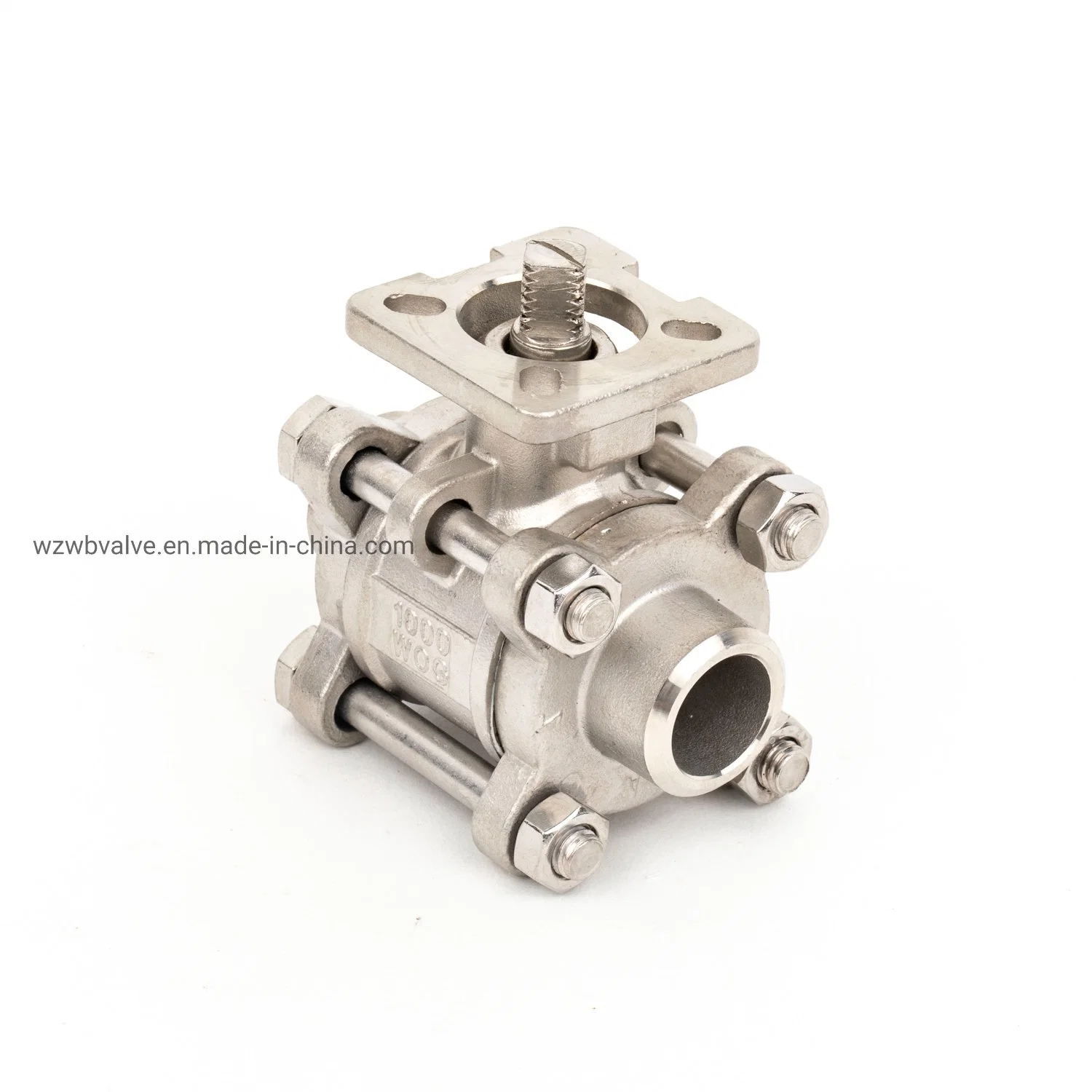 1000psi Wog Investment Casting Carbon Steel/Ss Stainless Steel AISI316/A105 Forged Butt Weld&Socket Weld&Thread 2 Piece/2PC/3PC/3 Piece/ Three Pieces Ball Valve