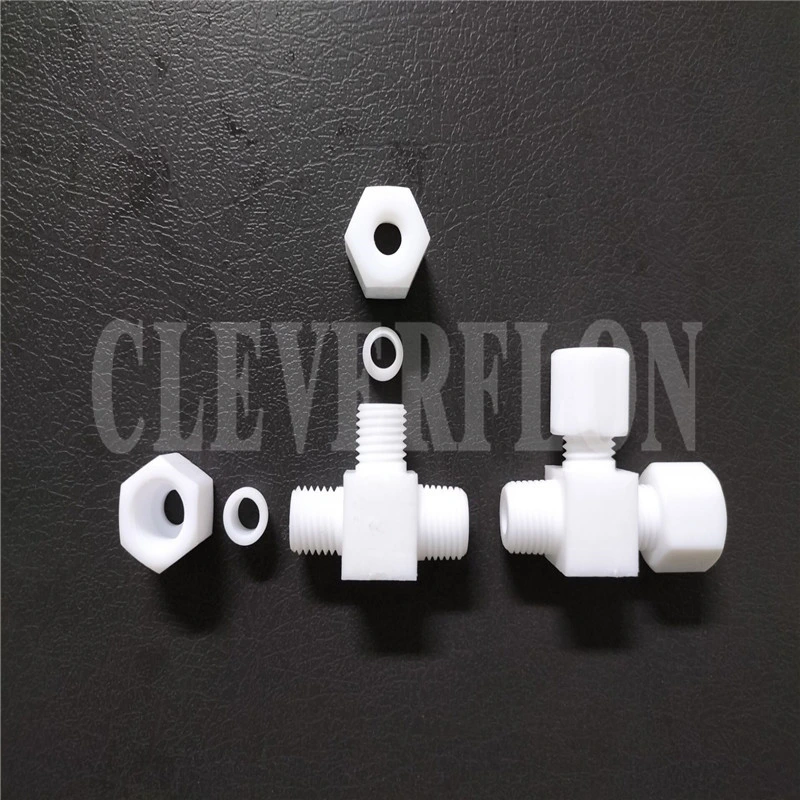 Original Factory White G Male Thread PTFE PVDF Connector