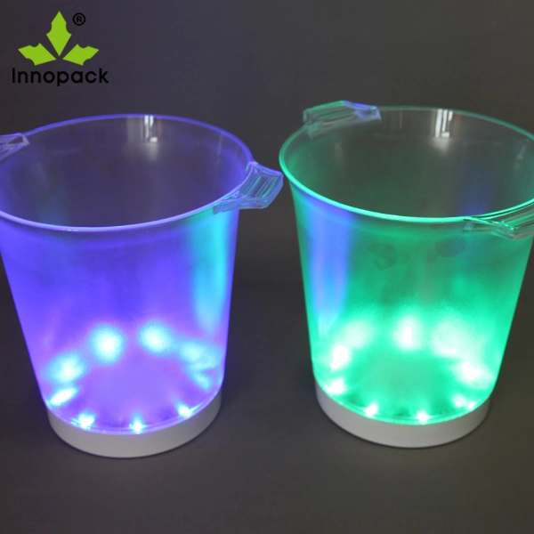 Night Club Bar Used Light up LED Ice Bucket Acrylic