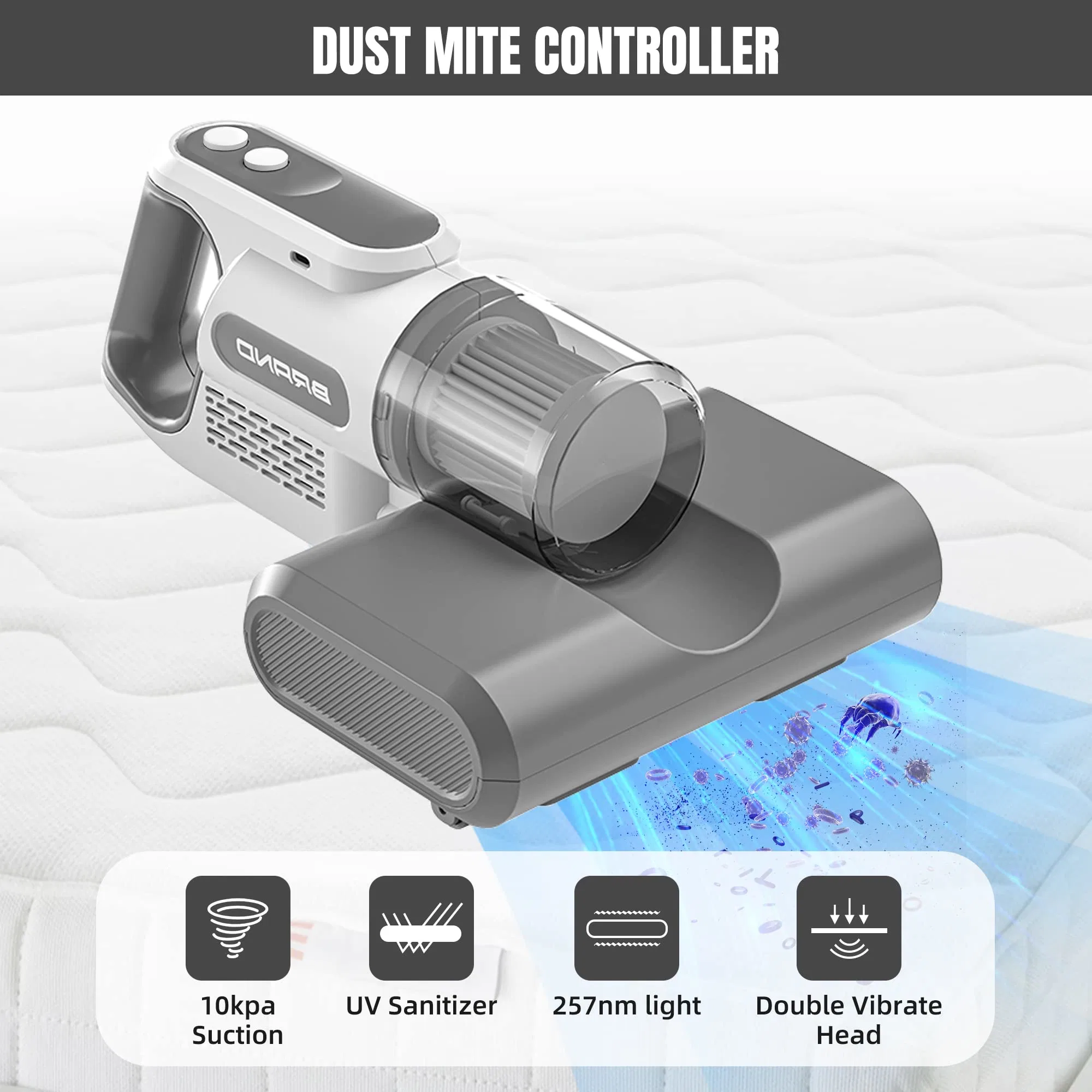 Wholesale/Supplier ODM Hot Strong Suction Effective Cleaning Handheld Mattress Vacuum Cleaner