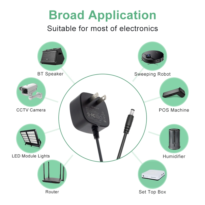 1A 2A 3A 4A 5A Teste de resistência dieléctrica do adaptador de alimentação 100% Display de comutação Merryking Carton Pure PC material à prova de fogo AC/DC Adaptador de corrente para vestuário de ferro