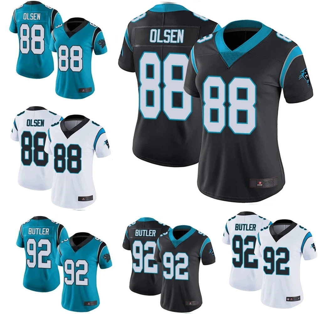 OEM Greg Olsen Vernon Butler Panthers Limited Polyester Football Jerseys