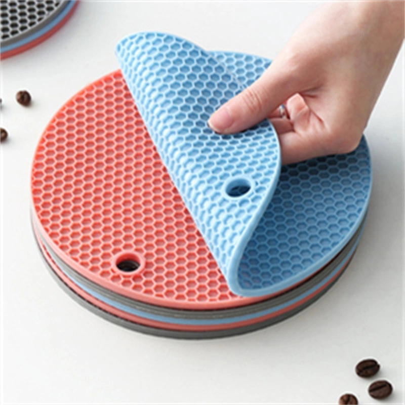 Heat Insulation Pad Silicone Anti-Scalding Table Mat Household Coaster