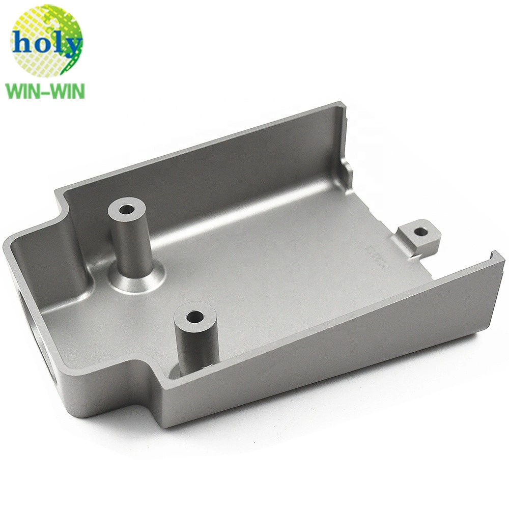 Supply Precise Aluminum Housing CNC Machining Service with Grey Anodized for Auto Parts